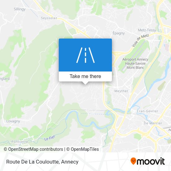 Route De La Couloutte map
