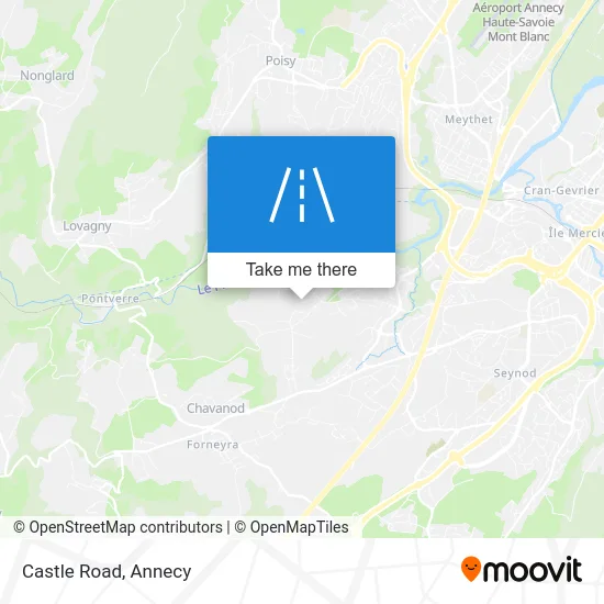 Route Du Château map