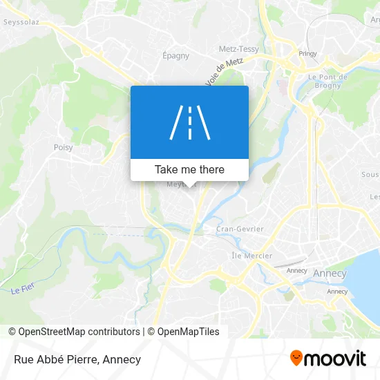 Rue Abbé Pierre map