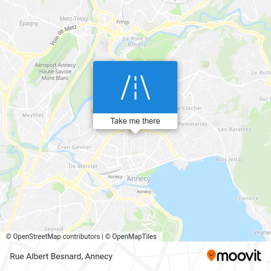 Rue Albert Besnard map