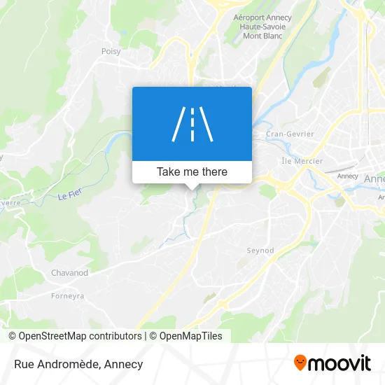 Rue Andromède map