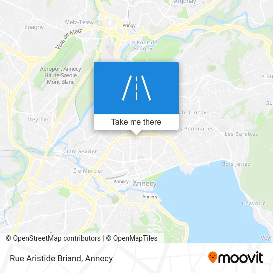 Rue Aristide Briand map