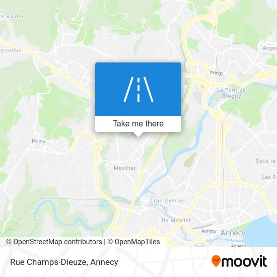 Rue Champs-Dieuze map