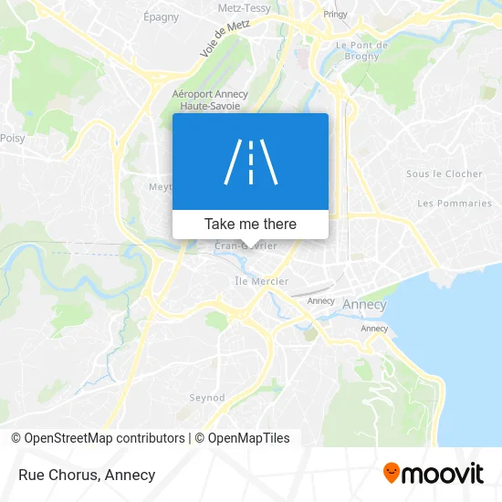 Rue Chorus map