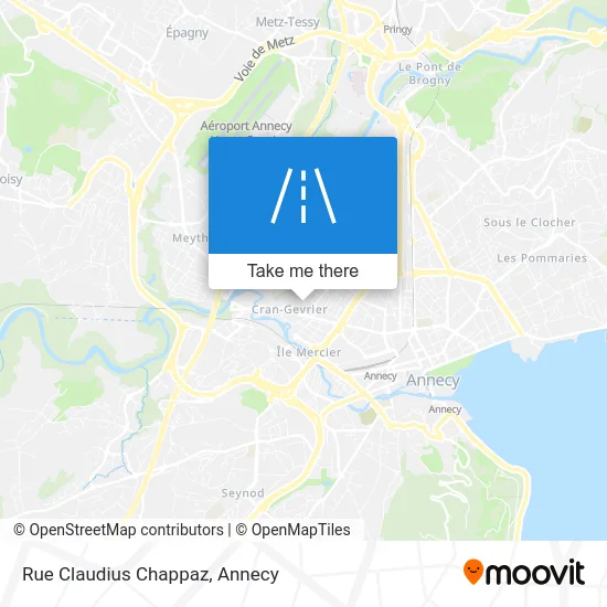 Rue Claudius Chappaz map