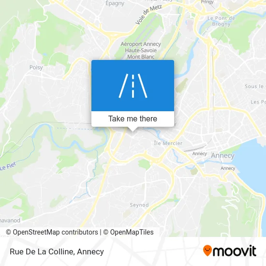 Rue De La Colline map