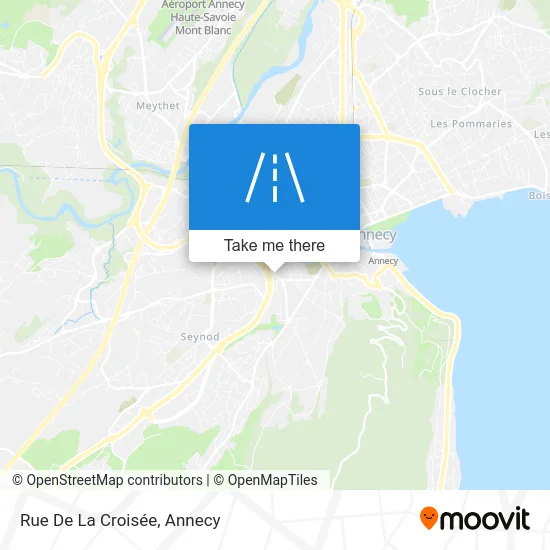 Rue De La Croisée map