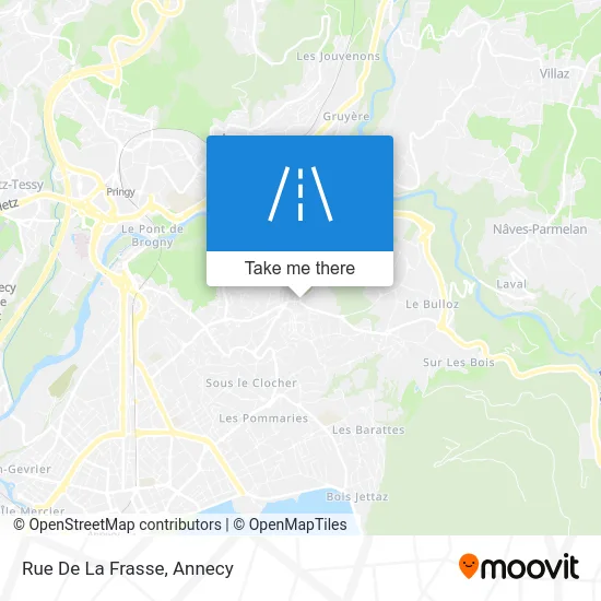 Rue De La Frasse map