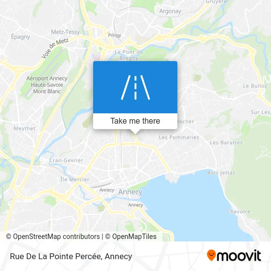 Rue De La Pointe Percée map