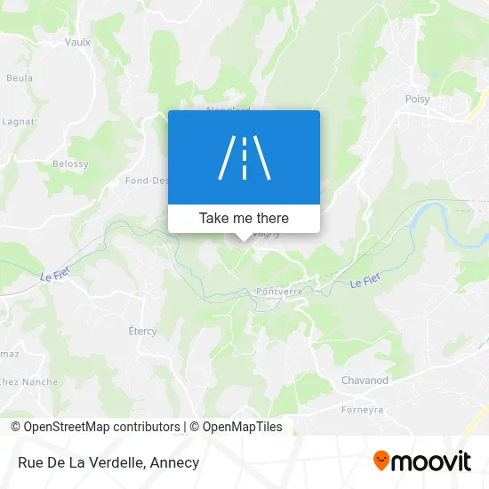 Rue De La Verdelle map