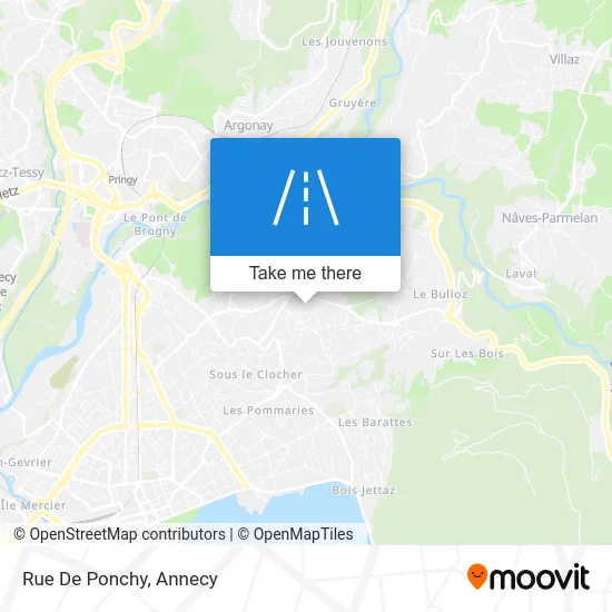Rue De Ponchy map