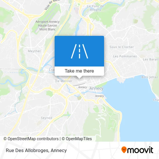 Rue Des Allobroges map