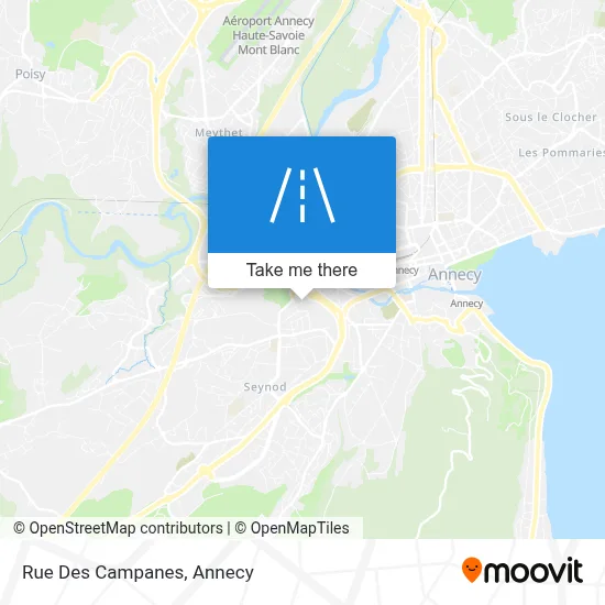 Rue Des Campanes map