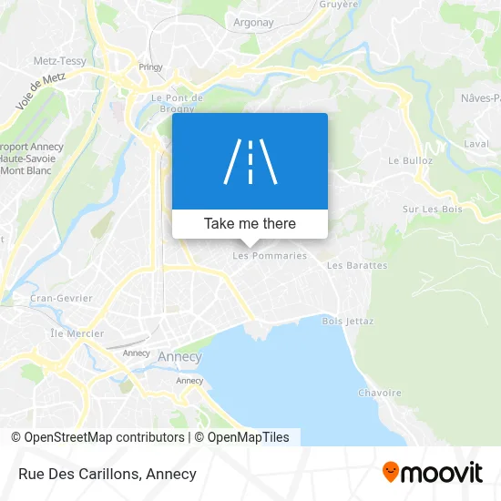 Rue Des Carillons map