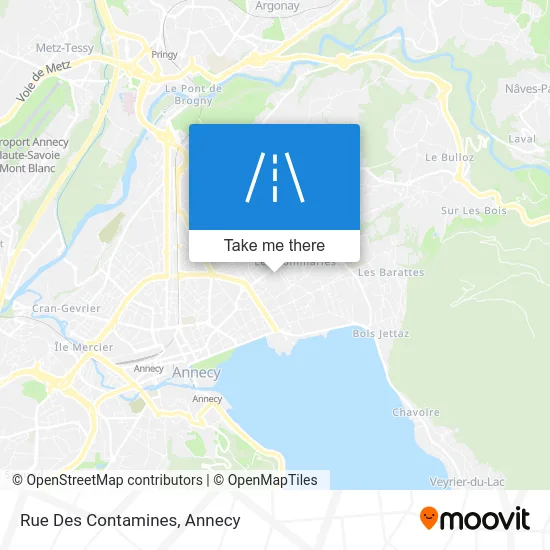 Rue Des Contamines map