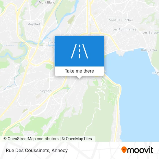 Rue Des Coussinets map