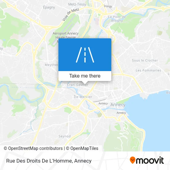 Rue Des Droits De L'Homme map