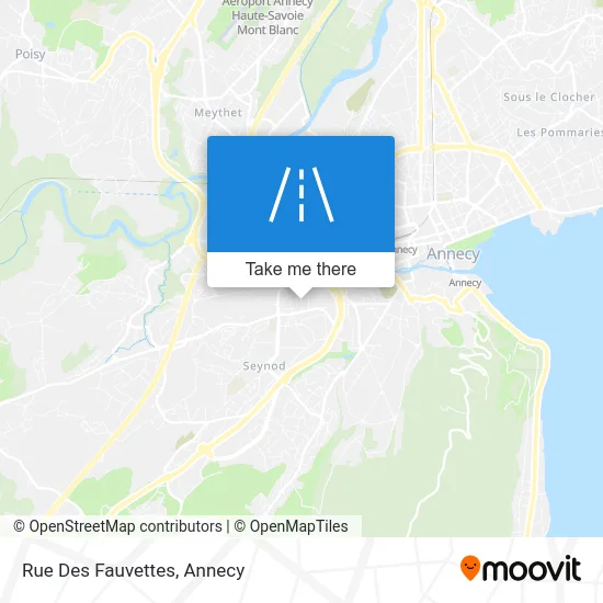 Rue Des Fauvettes map