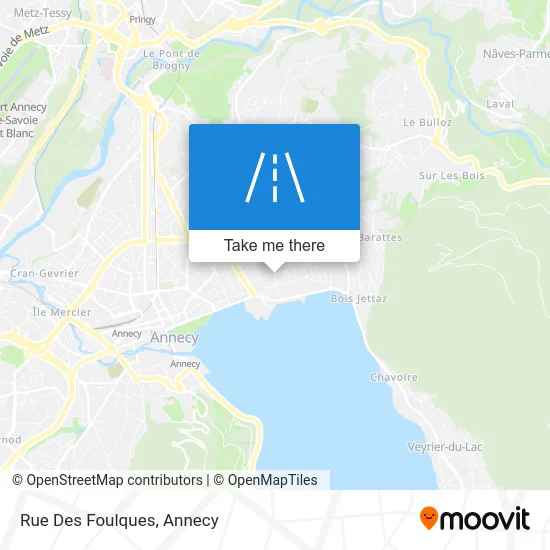 Rue Des Foulques map