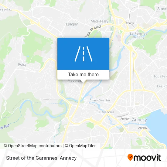 Rue Des Garennes map