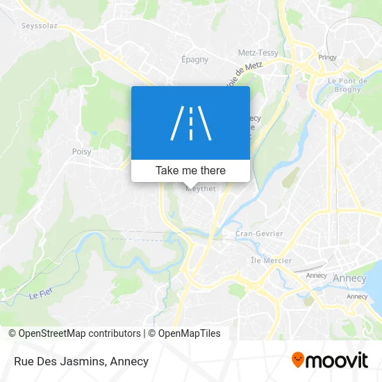 Rue Des Jasmins map