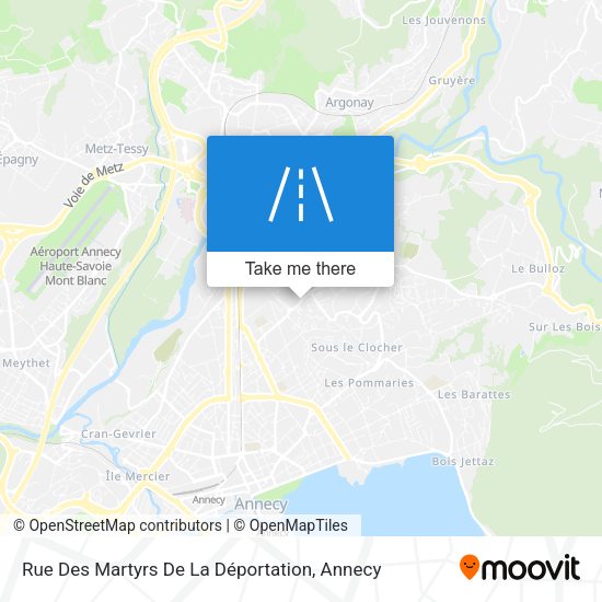 Rue Des Martyrs De La Déportation map