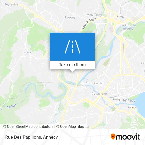 Rue Des Papillons map