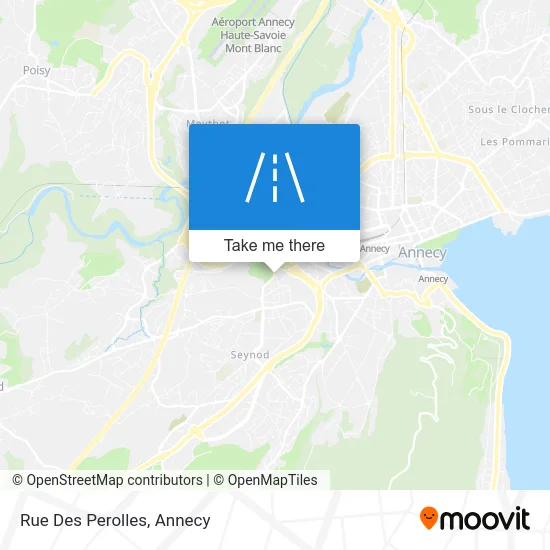 Rue Des Perolles map