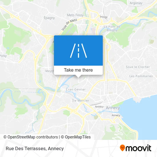 Rue Des Terrasses map