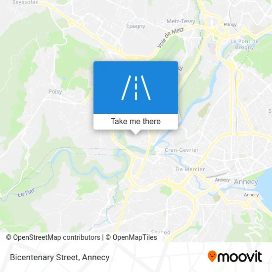 Rue Du Bicentenaire map