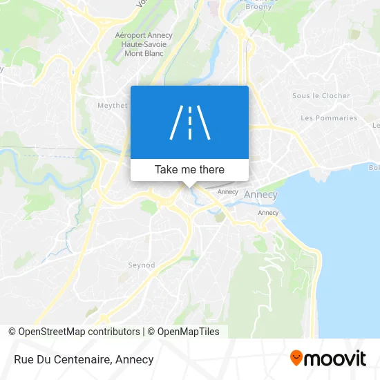 Rue Du Centenaire map