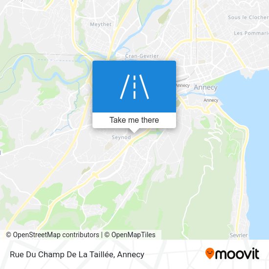 Rue Du Champ De La Taillée map