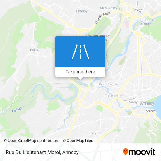 Rue Du Lieutenant Morel map