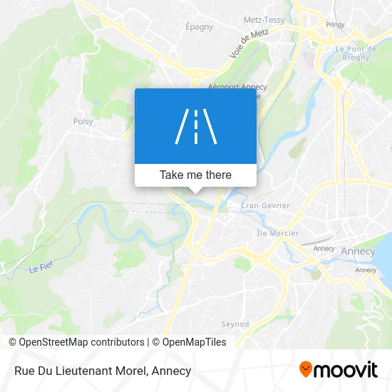 Rue Du Lieutenant Morel map