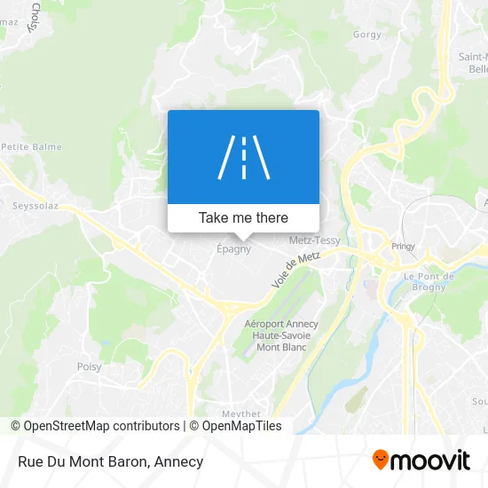 Rue Du Mont Baron map