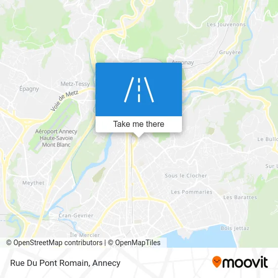 Rue Du Pont Romain map