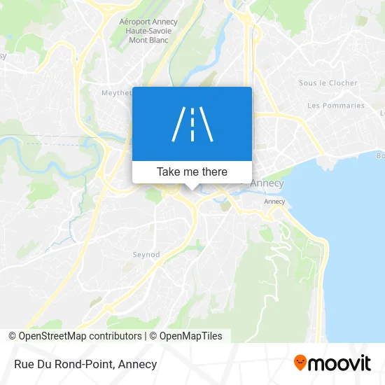 Rue Du Rond-Point map