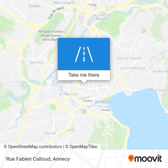 Rue Fabien Calloud map