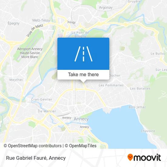 Rue Gabriel Fauré map