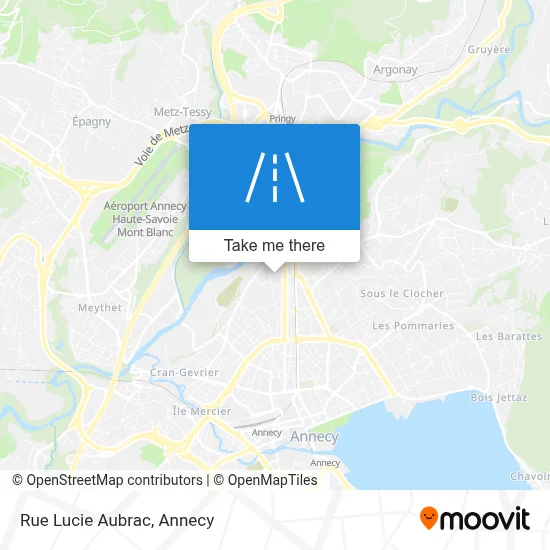Rue Lucie Aubrac map