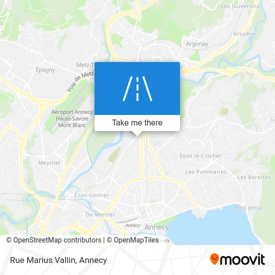 Rue Marius Vallin map