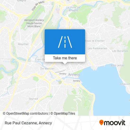 Rue Paul Cezanne map