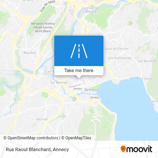 Rue Raoul Blanchard map