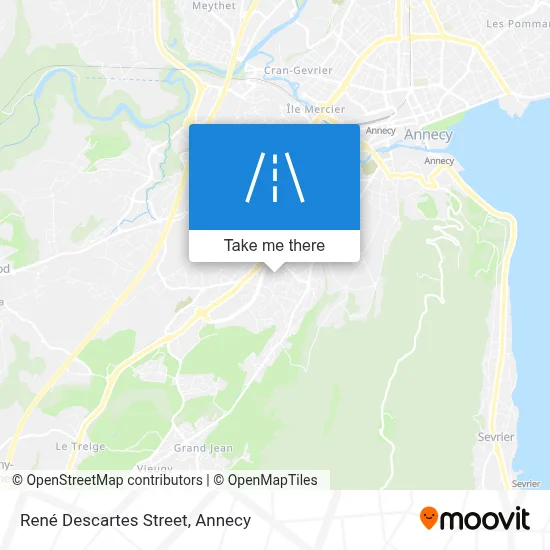 Rue René Descartes map