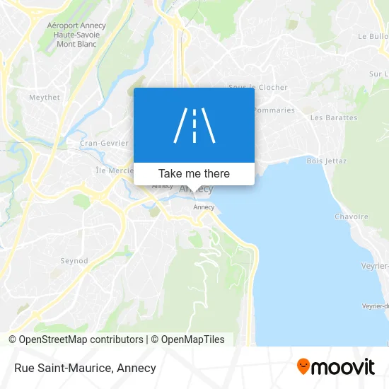Rue Saint-Maurice map