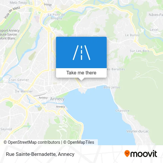 Rue Sainte-Bernadette map