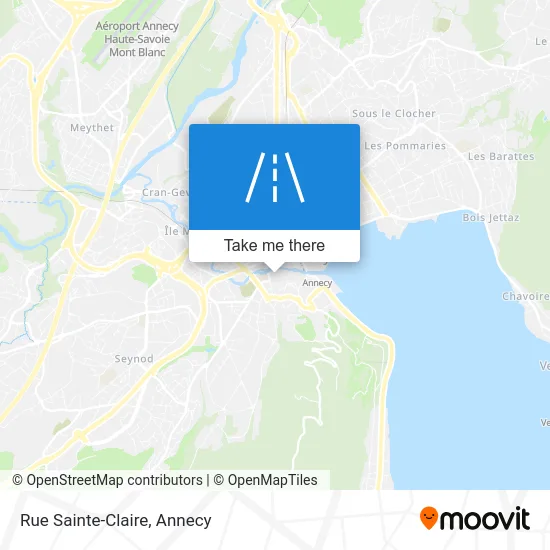 Rue Sainte-Claire map