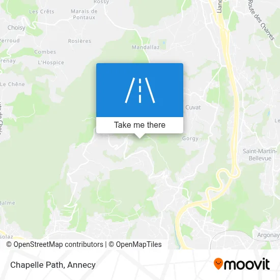 Sentier De La Chapelle map