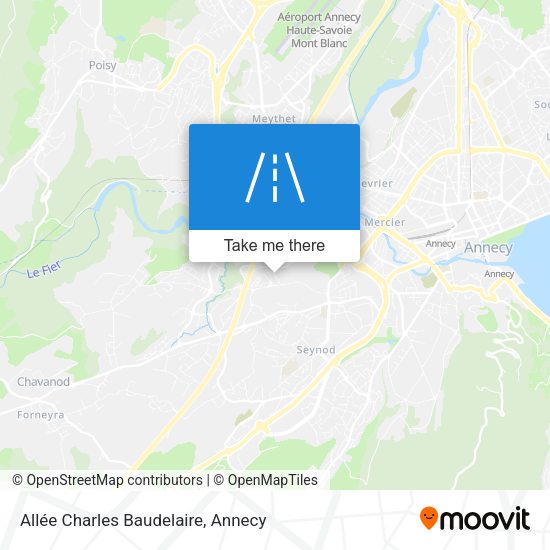Allée Charles Baudelaire map