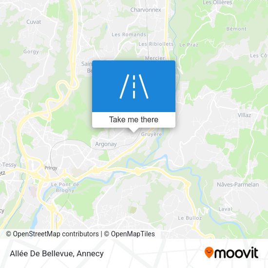 Allée De Bellevue map